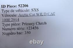 13-19 Arctic Cat Wildcat 4x 1000 Primary Clutch Drive team 0823-499