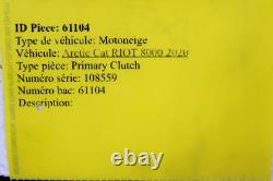 20-24 ARCTIC CAT RIOT 8000 Primary Drive Clutch with gear for starter 0746-895