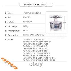 Aluminum UTV Primary Drive Clutch For Polaris RZR 900 900XP 900XP-4 2011-2014