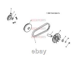 Drive primary Clutch for 2005-2024 Polaris ATV Phoenix 200 2006-07 SAWTOOTH
