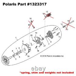 Genuine Polaris OEM Primary Drive Clutch 1323317 RZR XP1000 XP4 1000 2019+