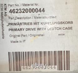 NEW Genuine OEM KTM PRIMARY DRIVE WITH CLUTCH CAGE 46232000044