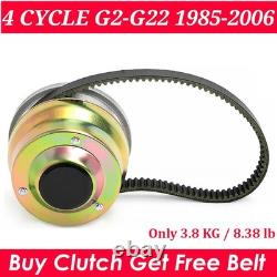 Primary Drive Clutch & Belt for G2 G8 G9 G16 G20 G21 G22 4 Cycle Gas Golf Cart