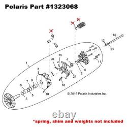 Primary Drive Clutch Genuine Polaris OEM 1323068 RZR XP1000 XP4 GENERAL 1000