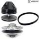 Primary Drive Clutch Secondary Driven Belt Set Golf for EZGO 4 Cycle Gas 91-2025