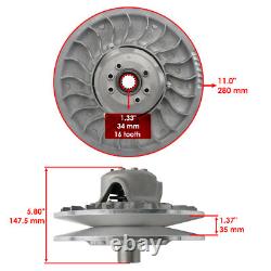Primary with Secondary Drive Clutch Aramid Belt for Can-Am Maverick X3 900 2018