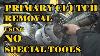 Snowmobile Primary Clutch Removal Without Tool